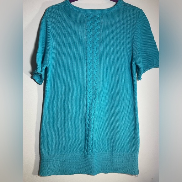 Adrienne Vittadini Short Sleeve Tunic Size Large. Gentle Used Condition - Picture 2 of 5